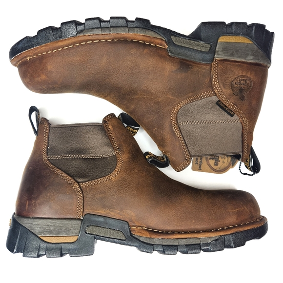 Georgia Boot Eagle One Chelsea Mens Waterproof Slip-on Work Boot 11.5 - Picture 6 of 9